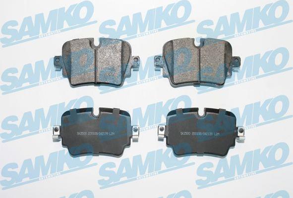 Samko 5SP2139 - Тормозные колодки, дисковые, комплект avtokuzovplus.com.ua