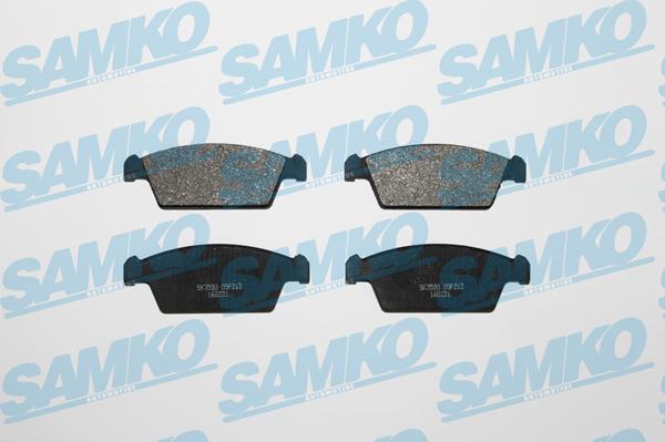 Samko 5SP213 - Тормозные колодки, дисковые, комплект avtokuzovplus.com.ua