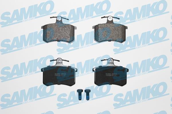 Samko 5SP215 - Тормозные колодки, дисковые, комплект avtokuzovplus.com.ua