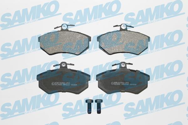 Samko 5SP216 - Гальмівні колодки, дискові гальма autocars.com.ua