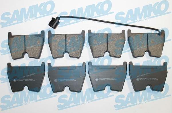 Samko 5SP2172 - Гальмівні колодки, дискові гальма autocars.com.ua