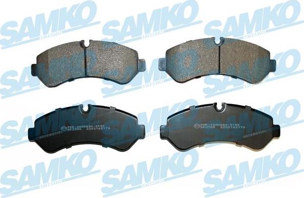 Samko 5SP2176 - Гальмівні колодки, дискові гальма autocars.com.ua