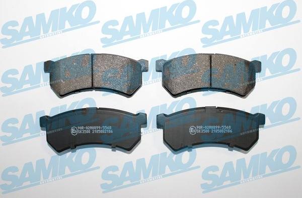 Samko 5SP2186 - Гальмівні колодки, дискові гальма autocars.com.ua