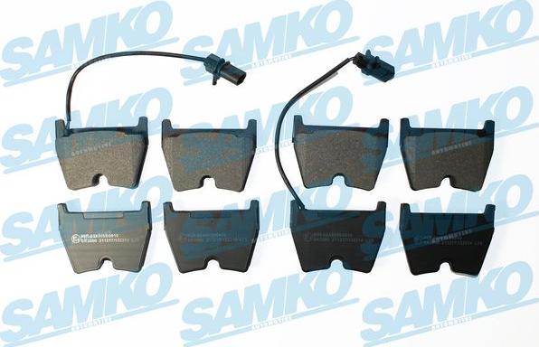 Samko 5SP2214 - Гальмівні колодки, дискові гальма autocars.com.ua