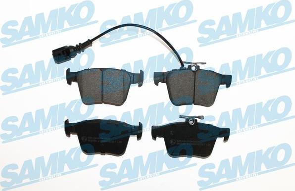 Samko 5SP2221 - Тормозные колодки, дисковые, комплект avtokuzovplus.com.ua