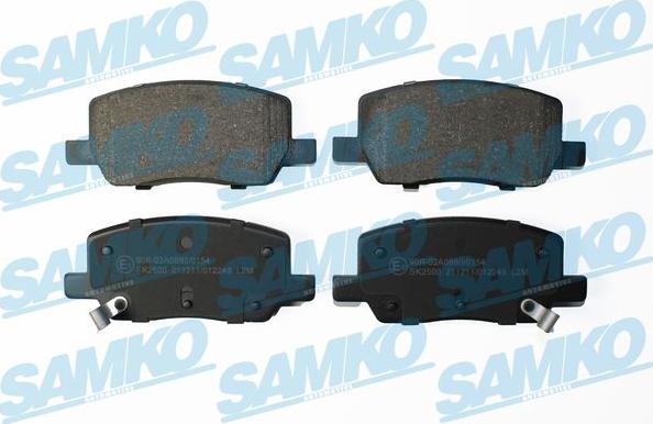 Samko 5SP2248 - Гальмівні колодки, дискові гальма autocars.com.ua