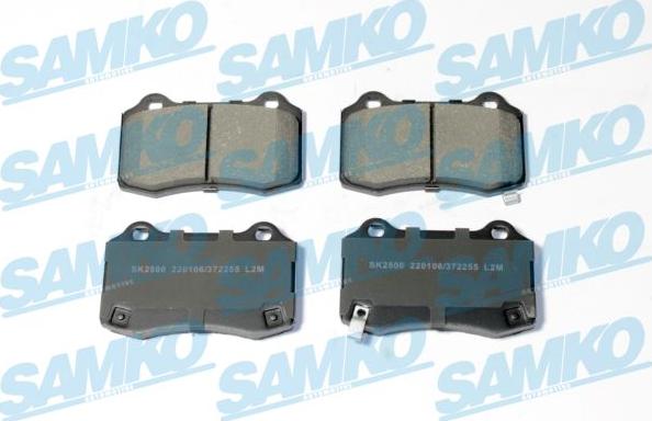 Samko 5SP2255 - Гальмівні колодки, дискові гальма autocars.com.ua