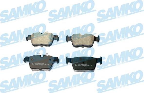 Samko 5SP2264 - Тормозные колодки, дисковые, комплект avtokuzovplus.com.ua