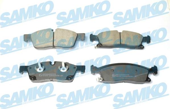 Samko 5SP2280 - Тормозные колодки, дисковые, комплект avtokuzovplus.com.ua