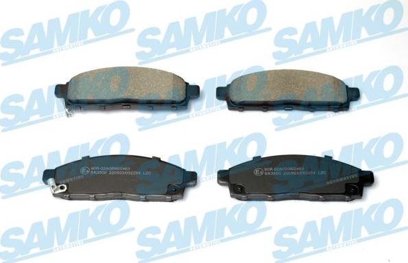 Samko 5SP2284 - Тормозные колодки, дисковые, комплект avtokuzovplus.com.ua