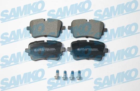 Samko 5SP2291 - Тормозные колодки, дисковые, комплект avtokuzovplus.com.ua