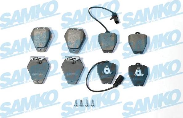 Samko 5SP2297 - Гальмівні колодки, дискові гальма autocars.com.ua