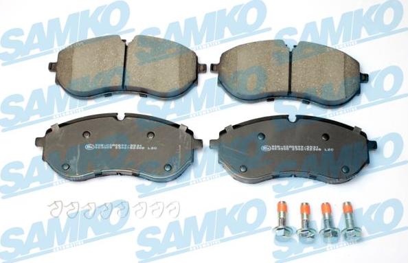 Samko 5SP2308 - Тормозные колодки, дисковые, комплект avtokuzovplus.com.ua