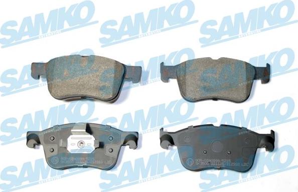 Samko 5SP2310 - Гальмівні колодки, дискові гальма autocars.com.ua