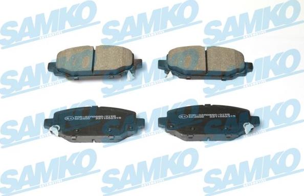 Samko 5SP2315 - Гальмівні колодки, дискові гальма autocars.com.ua