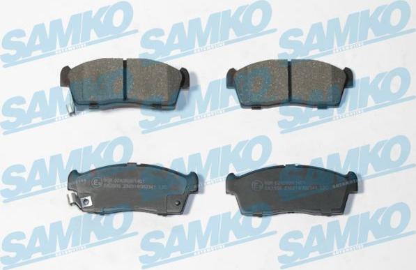 Samko 5SP2341 - Тормозные колодки, дисковые, комплект avtokuzovplus.com.ua