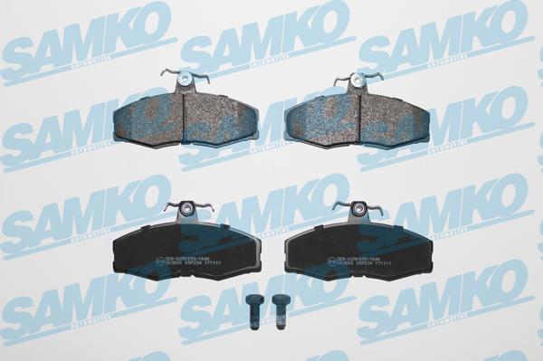 Samko 5SP234 - Тормозные колодки, дисковые, комплект avtokuzovplus.com.ua