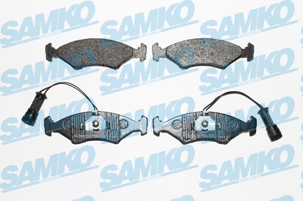 Samko 5SP242 - Тормозные колодки, дисковые, комплект avtokuzovplus.com.ua