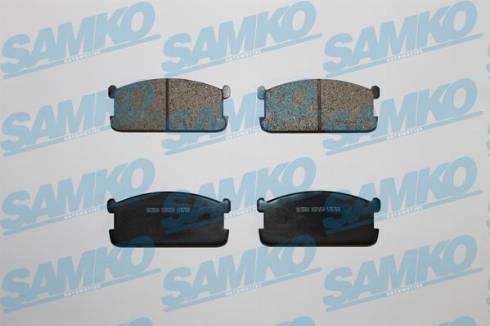 Samko 5SP254 - Тормозные колодки, дисковые, комплект avtokuzovplus.com.ua