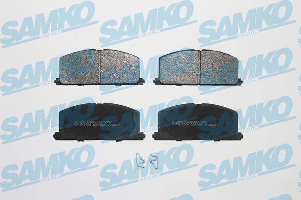 Samko 5SP268 - Тормозные колодки, дисковые, комплект avtokuzovplus.com.ua