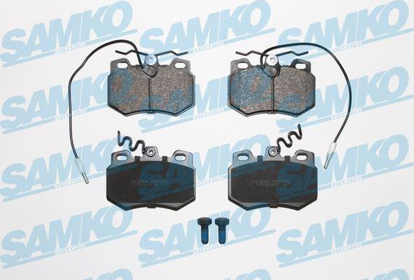 Samko 5SP272 - Тормозные колодки, дисковые, комплект avtokuzovplus.com.ua