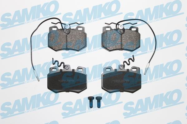 Samko 5SP282 - Гальмівні колодки, дискові гальма autocars.com.ua