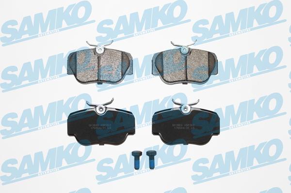 Samko 5SP302 - Тормозные колодки, дисковые, комплект avtokuzovplus.com.ua