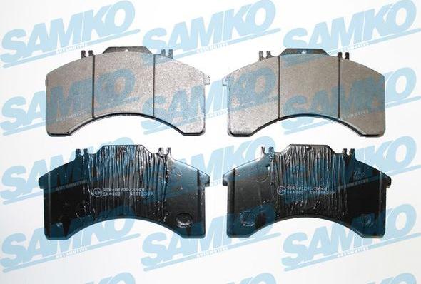 Samko 5SP309 - Тормозные колодки, дисковые, комплект avtokuzovplus.com.ua