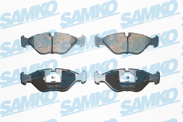 Samko 5SP310 - Гальмівні колодки, дискові гальма autocars.com.ua