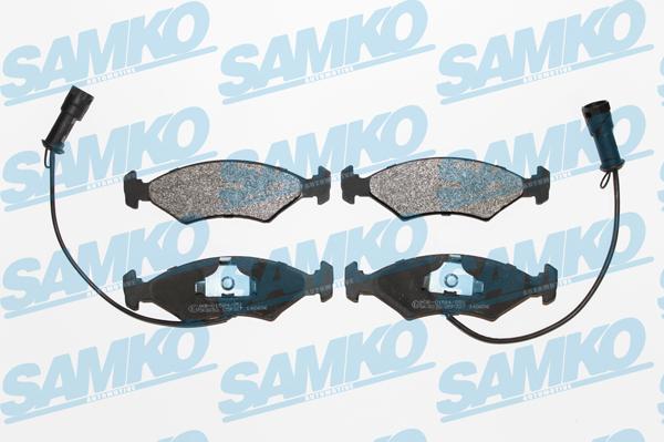 Samko 5SP327 - Тормозные колодки, дисковые, комплект avtokuzovplus.com.ua