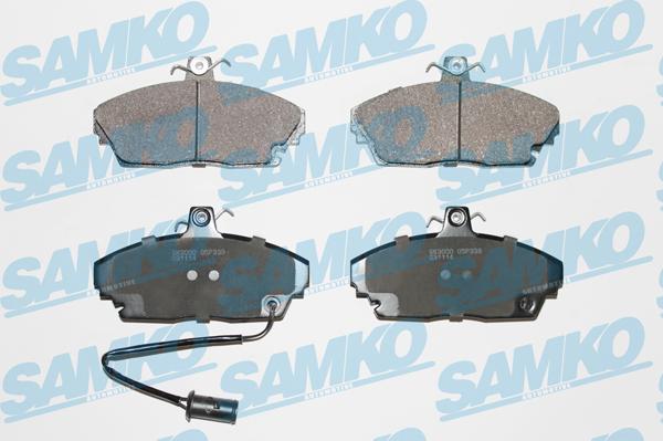 Samko 5SP339 - Тормозные колодки, дисковые, комплект avtokuzovplus.com.ua