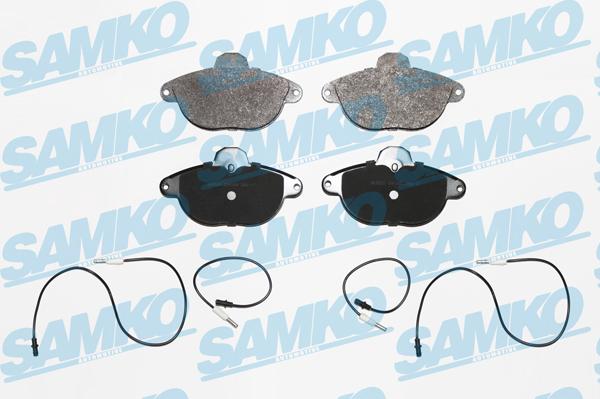 Samko 5SP345 - Тормозные колодки, дисковые, комплект avtokuzovplus.com.ua