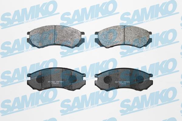 Samko 5SP354 - Гальмівні колодки, дискові гальма autocars.com.ua