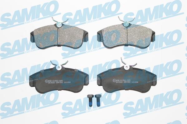 Samko 5SP355 - Гальмівні колодки, дискові гальма autocars.com.ua