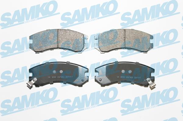 Samko 5SP363 - Гальмівні колодки, дискові гальма autocars.com.ua