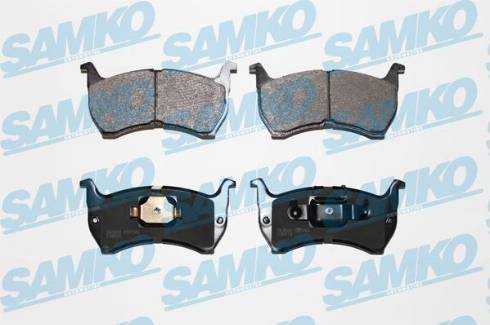 Samko 5SP368 - Тормозные колодки, дисковые, комплект avtokuzovplus.com.ua