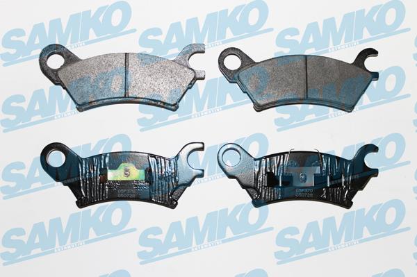 Samko 5SP370 - Тормозные колодки, дисковые, комплект avtokuzovplus.com.ua