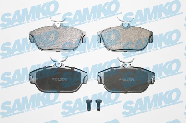 Samko 5SP382 - Тормозные колодки, дисковые, комплект avtokuzovplus.com.ua