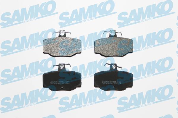 Samko 5SP387 - Гальмівні колодки, дискові гальма autocars.com.ua