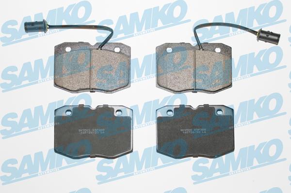 Samko 5SP388 - Гальмівні колодки, дискові гальма autocars.com.ua