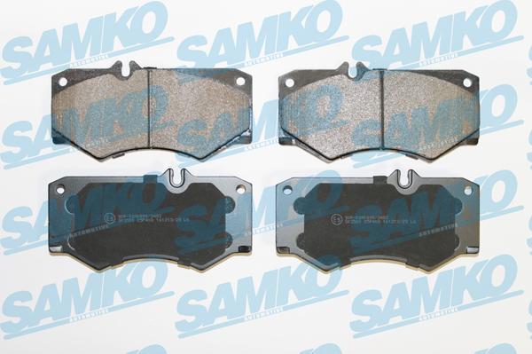 Samko 5SP408 - Тормозные колодки, дисковые, комплект avtokuzovplus.com.ua