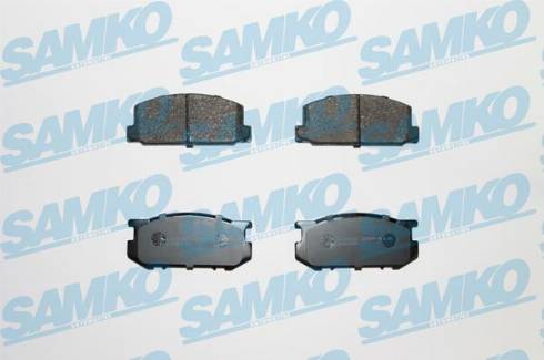 Samko 5SP416 - Тормозные колодки, дисковые, комплект avtokuzovplus.com.ua