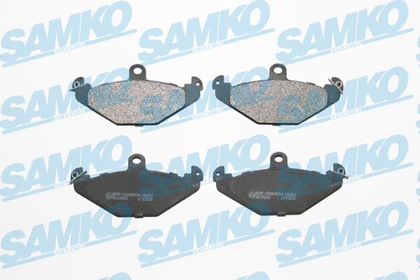 Samko 5SP427 - Гальмівні колодки, дискові гальма autocars.com.ua