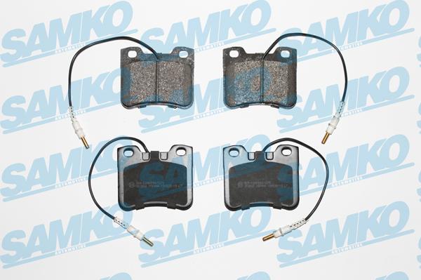 Samko 5SP444 - Тормозные колодки, дисковые, комплект avtokuzovplus.com.ua