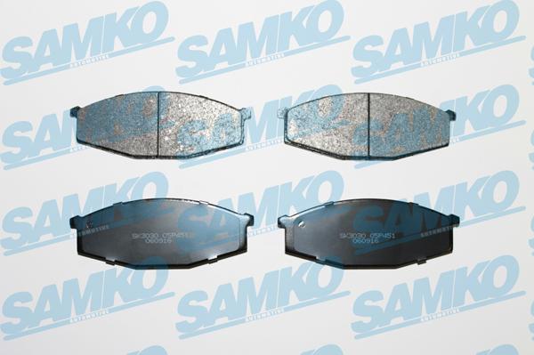 Samko 5SP451 - Гальмівні колодки, дискові гальма autocars.com.ua