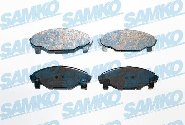 Samko 5SP457 - Тормозные колодки, дисковые, комплект avtokuzovplus.com.ua