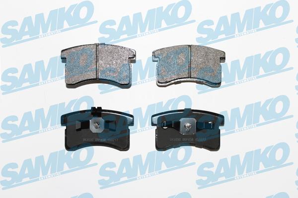 Samko 5SP458 - Тормозные колодки, дисковые, комплект avtokuzovplus.com.ua