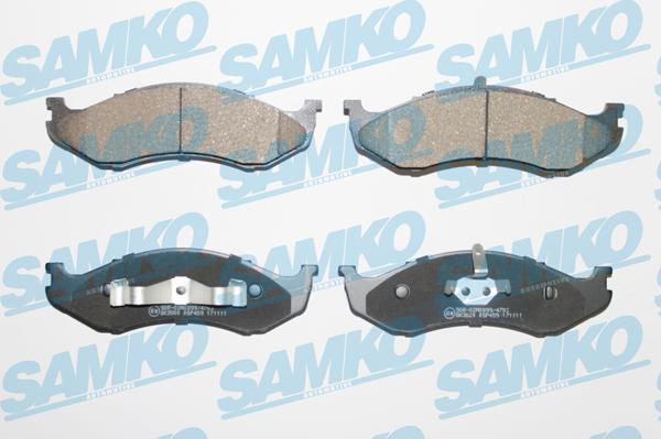 Samko 5SP459 - Гальмівні колодки, дискові гальма autocars.com.ua
