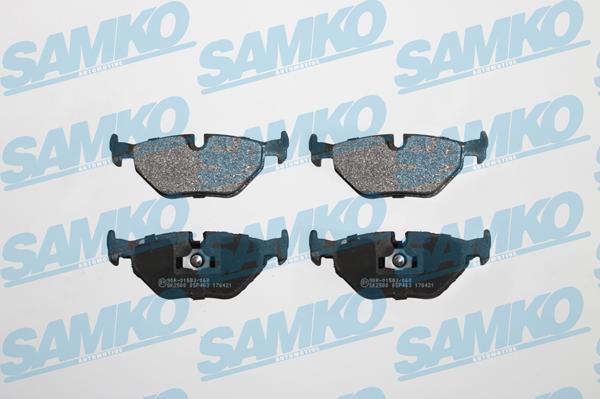 Samko 5SP463 - Гальмівні колодки, дискові гальма autocars.com.ua