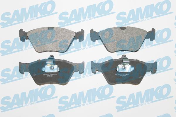 Samko 5SP465 - Тормозные колодки, дисковые, комплект avtokuzovplus.com.ua